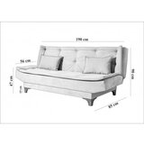 Atelier Del Sofa sofa trosed kelebek anthracite | ePonuda.com