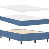  Krevet s box springom s madracem Plava 120x200 cm Kordura tkanina | shoptok.hr
