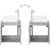  Umivaonik s policom Betonska siva 53 x 35 x 63 cm | shoptok.hr