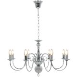  Luster srebrni 8 x žarulja E14 | shoptok.hr