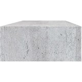 vidaXL zidna polica s ladicom siva boja betona 60 x 23,5 x 10 cm MDF | shoptok.hr