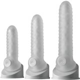 PerfectFIT Fat Boy Checker Box - ovitek za penis (15 cm) - mlečno bela | Shoptok.si