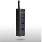 Axagon hub 4XUSB 3.0 s polnjenjem 120 cm usb-a | Shoptok.si