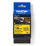 Brother trak TZe-FX641 (črna-rumena), original | Shoptok.si