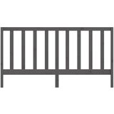 Uzglavlje za krevet sivo 206 x 4 x 100 cm od masivne borovine | shoptok.hr