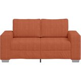  Dvosjed crvena narančasta 160x77x82 cm korduro tkanina | shoptok.hr