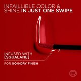 L´Oréal Paris Infaillible Laque Resistance dolgoobstojna tekoča šminka ki dodaja hidracijo in sijaj odtenek 550 Noir Cherry 4.3 ml | Shoptok.si