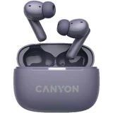 Canyon OnGo TWS-10 ANC+ENC, Bluetooth Headset, microphone, BT v5.3 BT8922F, Frequence Response:20Hz-20kHz, battery Earbud 40mAh*2+Charging case 500mAH, type-C cable length 24cm,size 63.97*47.47*26.5mm 42.5g, Purple - CNS-TWS10PL