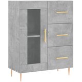  Visoka komoda siva betona 69,5x34x180 cm od konstruiranog drva | shoptok.hr