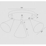  Argon 6246 - Spot svetiljka LUCINDA 3xE14/7W/230V zlatna | Eponuda.com