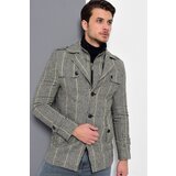 Dewberry K7542 MEN'S COAT-PLAID GREY Cijene
