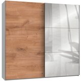 MID.YOU OMARA Z DRSNIMI VRATI, bela, barve hrasta | Shoptok.si