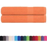  Ručnici za saunu FROGN 2 kom narančaste boje 80x200 cm 360 g/m² | shoptok.hr