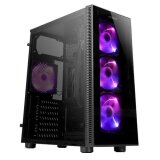 Antec Ohišje NX210 1x USB3.0 2x USB2.0 4x120mm ventilator ARGB transparentna stranica (0-761345-81020-3) Cene