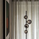 Ideal lux - led podna lampa perlage 4xG9/3W/230V crna/zadimljena | Eponuda.com