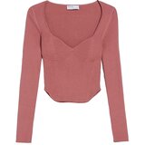 Bershka Majica staro roza | Shoptok.si