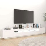 vidaXL TV ormarić s LED svjetlima bijeli 260 x 35 x 40 cm | shoptok.hr