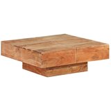  Stolić za kavu 80 x 80 x 28 cm od masivnog bagremovog drva | shoptok.hr