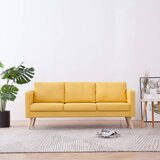 vidaXL trosjed od tkanine žuti | shoptok.hr
