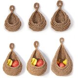 HOCOMAY 6-delni viseči jute koš za sadje | Shoptok.si