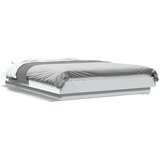  Okvir za krevet s LED svjetlima bijeli 120 x 200 cm drveni | shoptok.hr