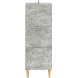  Ormar s ladicama Betonska siva 33 x 34,5 x 90 cm | shoptok.hr