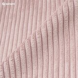 Bobochic Paris Rožnata sedežna garnitura iz rebrastega žameta 274 cm Leonard – | Shoptok.si