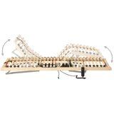 The Living Store električno letveno posteljno dno 28 letvic 7 con 80x200 cm - osnova za posteljo, (21492287) | Shoptok.si