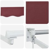  Ročno zložljivo senčilo Burgundija 3 x 2 m, (5000206448) | Shoptok.si