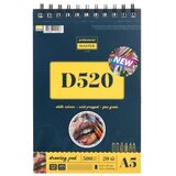 Professional master d drawing blok za crtanje sa spiralom - odaberite format d520 - 300g - 20 lista a5 ( 617118 ) | ePonuda.com