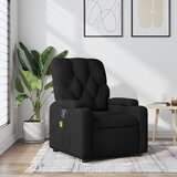 Masažna fotelja, crna tkanina | shoptok.hr
