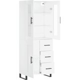  Visoka komoda bijela 69,5x34x180 cm konstruirano drvo | shoptok.hr