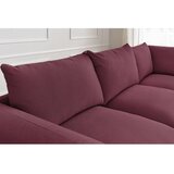 Bobochic Paris bordo rdeča kotna sedežna garnitura ernest | Shoptok.si
