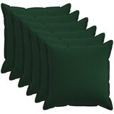  Presvlaka za jastuk 6 kom. HOUTEN Tamnozelena 80 x 80 cm | shoptok.hr