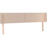  Uzglavlje boja cappuccina 183x16x78/88 cm od umjetne kože | shoptok.hr