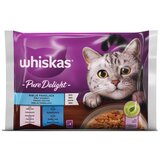 Whiskas Pure Delight izbor rib v želeju 4 x 85 g Cene