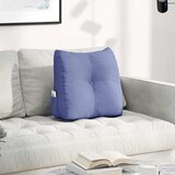  Jastuk za leđa Traper plava 45 x 24 x 50 cm tkanina | shoptok.hr