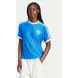 Adidas Majica adicolor 3-Stripes IY7233 Modra Loose Fit