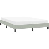  Okvir kreveta bez madraca svijetlo sivi 160x220 cm baršun | shoptok.hr