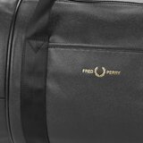 Fred Perry SCOTCHGRAIN LEATHER BARREL BAG Crna | shoptok.hr