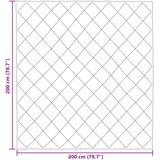  Zimska pokrivača Sivo-smeđa 200 x 200 cm Mikrovlakna | shoptok.hr