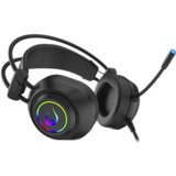 Rampage Slušalice sa mikrofonom gaming RAMPAGE RM-K19 RAGING PLUS Black USB 7.1 Version RGB Led Gaming Headset with Microphone, 32915 | Eponuda.ba