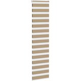 Zebra zavjesa Pješčano smeđa 65x200 cm Širina tkanine 60,9 cm Poliester | shoptok.hr