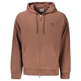 Timberland muška hoodie dukserica na patentni zatvarač smeđa Cijene