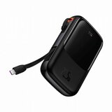 Baseus POWER BANK 10000MAH QPOW PRO - USB + TYPE C - PD 22.5W SA KABELOM TYPE C (PPQD060101) CRNI | Eponuda.com
