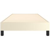  Okvir za krevet s oprugom krem 90x190 cm od umjetne kože | shoptok.hr
