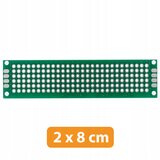 Rosfix obojestransko univerzalno prototipno tiskano vezje 20 x 80 mm (zeleno), (22016902) | Shoptok.si