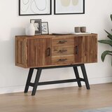 TV stojalo s predalom Naravna 110 x 30 x 75 cm Trden tikov les, (5000112805) | Shoptok.si
