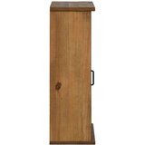 vidaXL Viseći ormarić HALDEN s kliznim vratima 49x22,5x70 cm bor | shoptok.hr