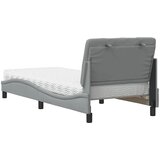  Krevet s madracem svjetlosivi 80x200cm tkanina | shoptok.hr